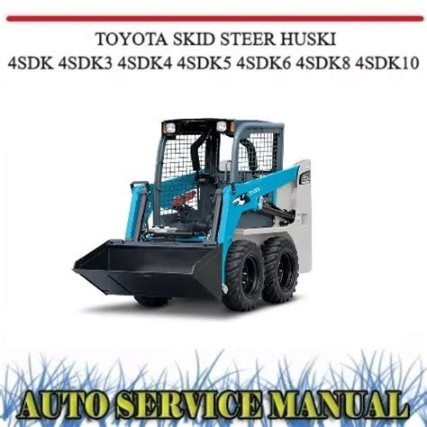 toyota skid steer 4sdk8 manual|toyota skid steer parts dealer.